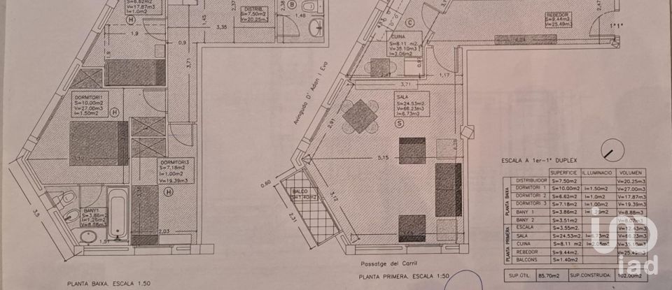 Dúplex 3 habitaciones de 94 m² en Cerdanyola del Vallès (08290)