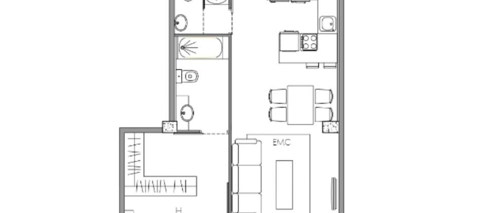 Appartement 2 chambres de 75 m² à Vilanova i la Geltrú (08800)