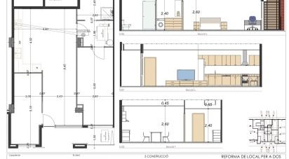 Varias superficies 4 habitaciones de 228 m² en Barcelona (08020)