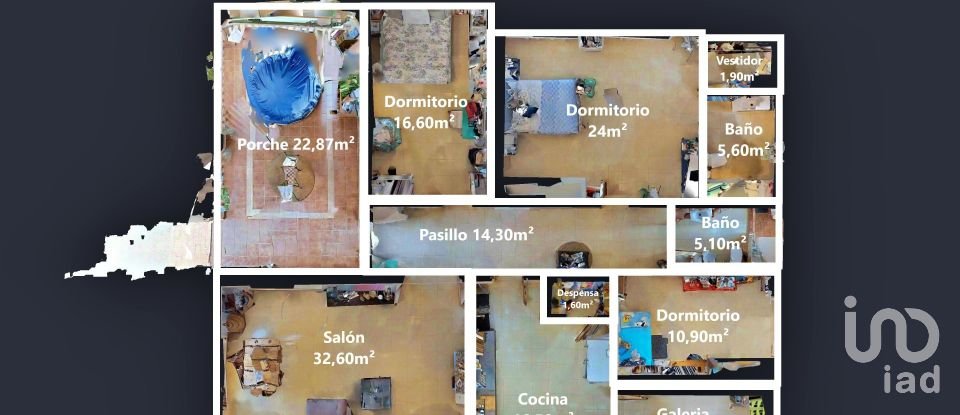 Chalet 3 habitaciones de 160 m² en Algueña (03668)