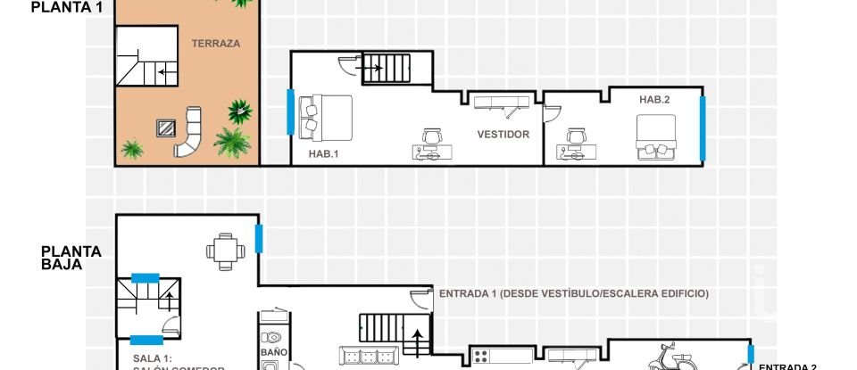 Dúplex 2 habitacions de 152 m² a Barcelona (08029)