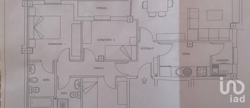 Pis 3 habitacions de 82 m² a La Pobla de Mafumet (43140)