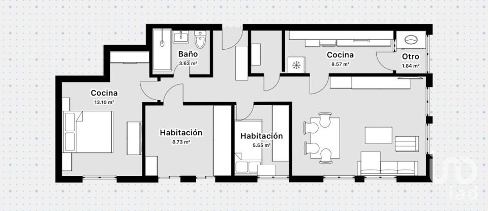 Apartment 3 bedrooms of 83 m² in Sitges (08870)