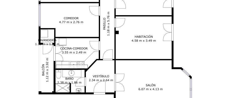 Pis 4 habitacions de 124 m² a Pamplona/Iruña (31001)