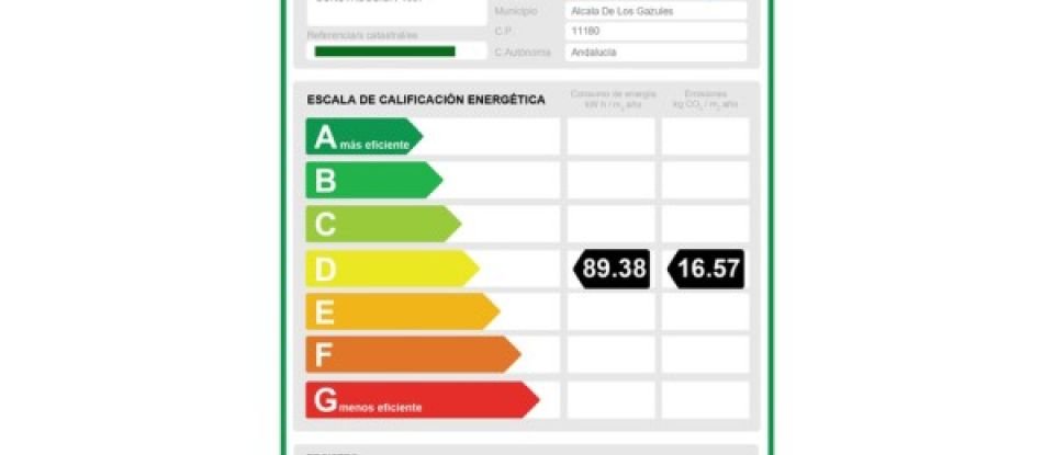 Casa 4 habitaciones de 196 m² en Alcalá de los Gazules (11180)