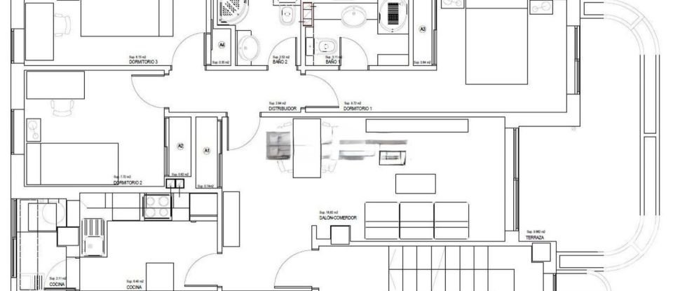 Piso 3 habitaciones de 93 m² en San Vicente do Grove (36988)