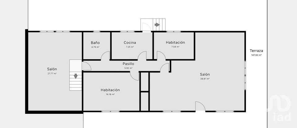 Casa de campo 3 habitaciones de 123 m² en Turís (46389)