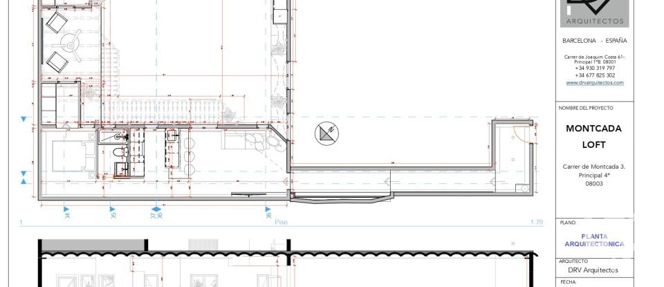 Pis 2 habitacions de 124 m² a Barcelona (08003)