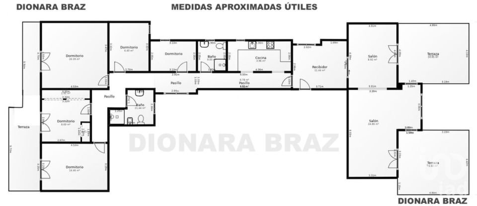 Pis 5 habitacions de 185 m² a Barcelona (08037)