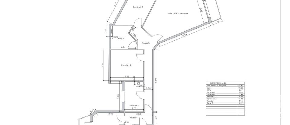 Pis 3 habitacions de 121 m² a Rubí (08191)