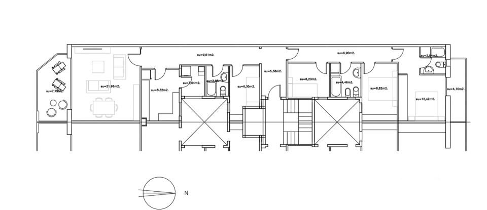 Piso 4 habitaciones de 121 m² en Calafell (43820)