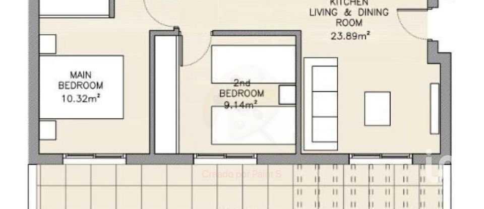 Edificio 2 habitaciones de 60 m² en Águilas (30880)