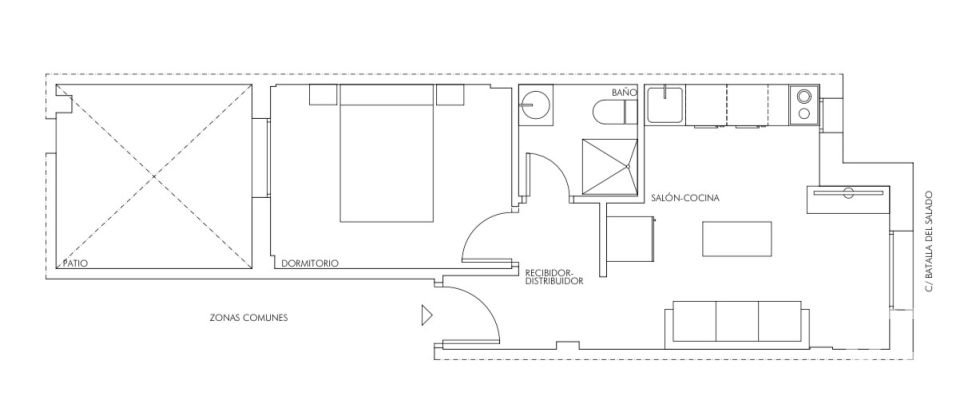 Piso 1 habitación de 37 m² en Tarifa (11380)