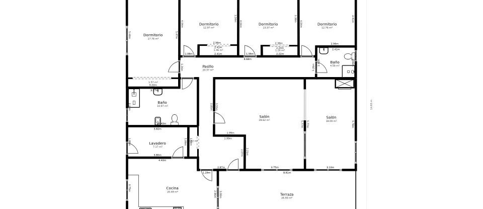 Xalet 4 habitacions de 196 m² a Urbanización Valle del Sol (03110)