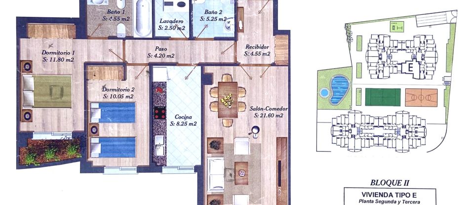 Piso 2 habitaciones de 93 m² en Castellón de la Plana/Castelló de la Plana (12004)