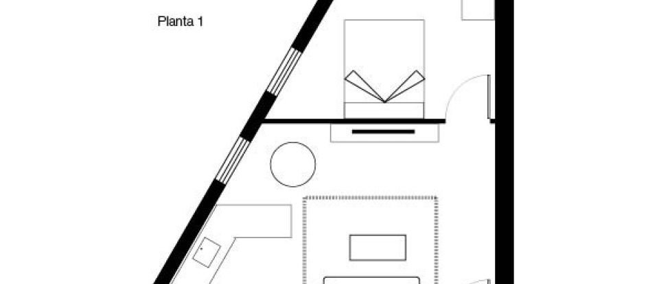 Pis 1 habitació de 61 m² a Terrassa (08224)