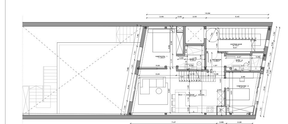 Appartement 3 chambres de 121 m² à Sabadell (08201)