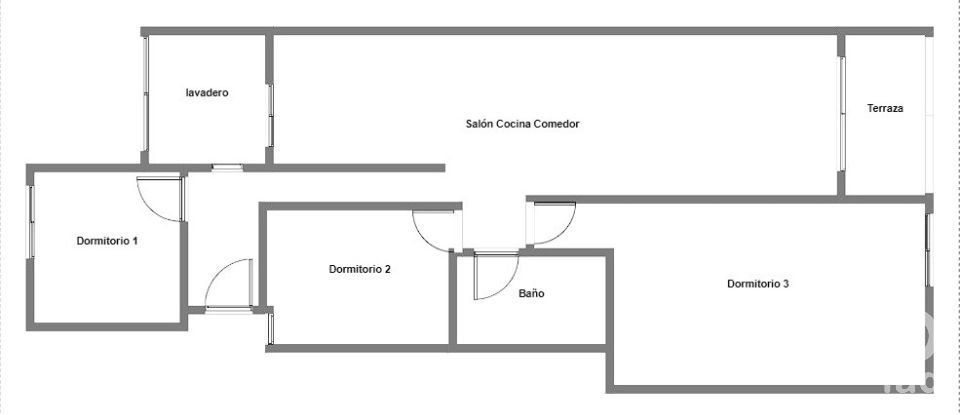 Appartement 3 chambres de 99 m² à Roquetas de Mar (04740)