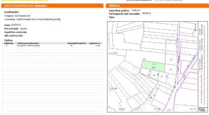 Terreno de 2.322 m² en Ribaseca (24391)