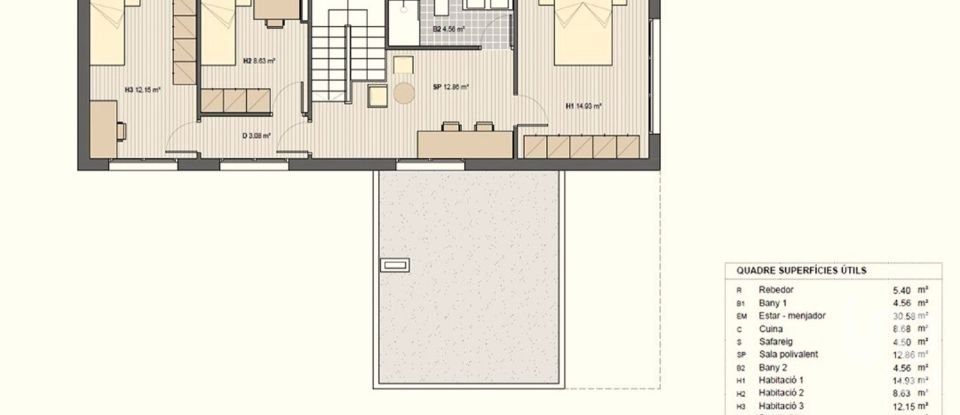 Gîte 3 chambres de 172 m² à Rubí (08191)