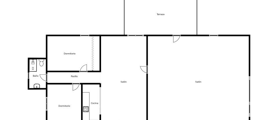 Casa de campo 2 habitaciones de 143 m² en Villena (03400)