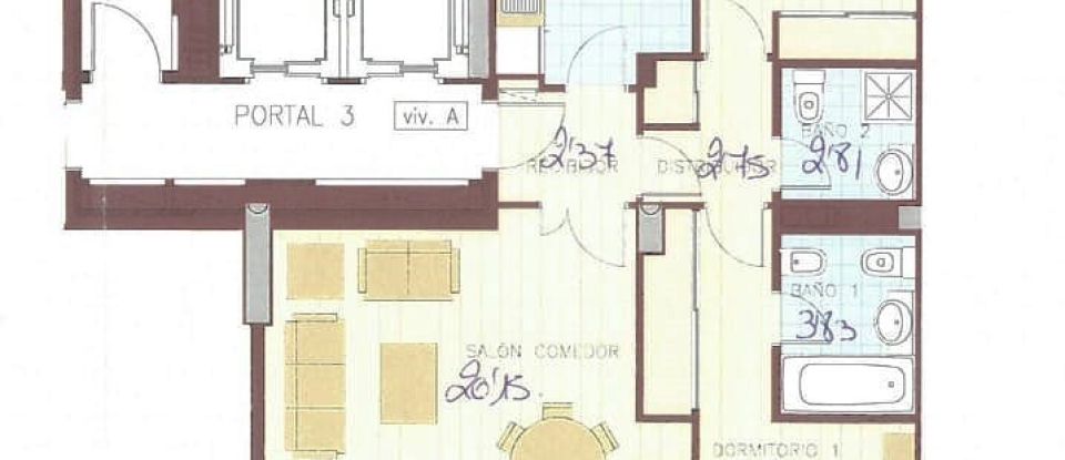 Pis 2 habitacions de 98 m² a Alicante/Alacant (03005)