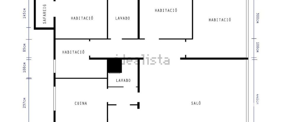 Pis 4 habitacions de 90 m² a Barcelona (08006)