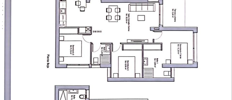 Casa 4 habitacions de 114 m² a Benijófar (03178)