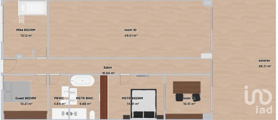 Pis 3 habitacions de 222 m² a Marazul (38678)