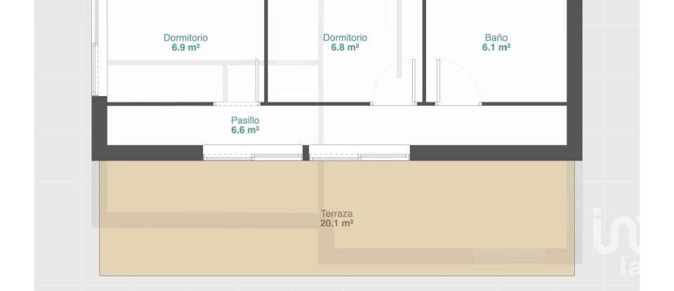 Dúplex 3 habitaciones de 65 m² en Castelldefels (08860)