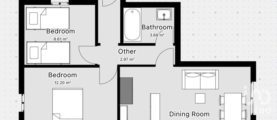 Apartment 2 bedrooms of 59 m² in Urbanización Dehesa de Campoamor (03189)