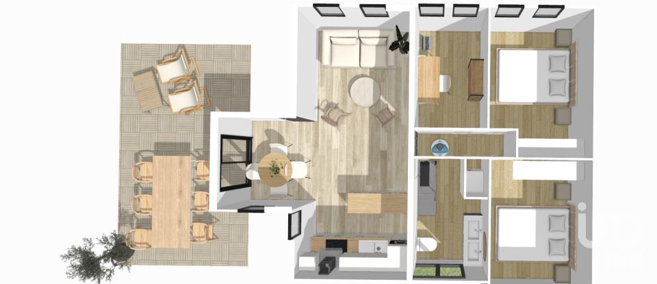 Pis 3 habitacions de 95 m² a Barcelona (08003)