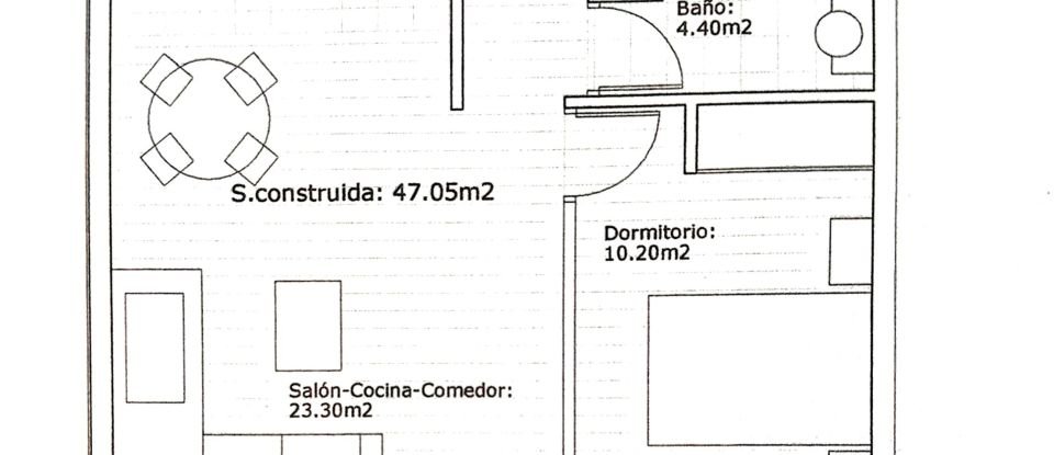 Estudio 1 habitación de 48 m² en Barrantes (36636)