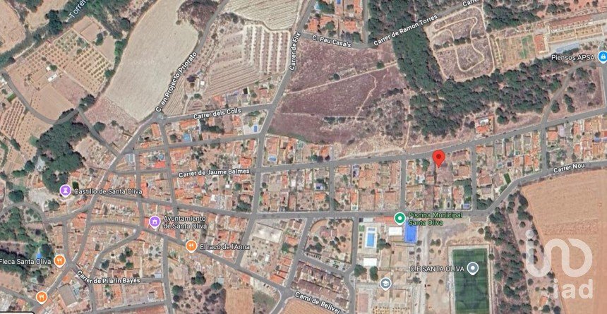 Terreno de 1.200 m² en Santa Oliva (43710)