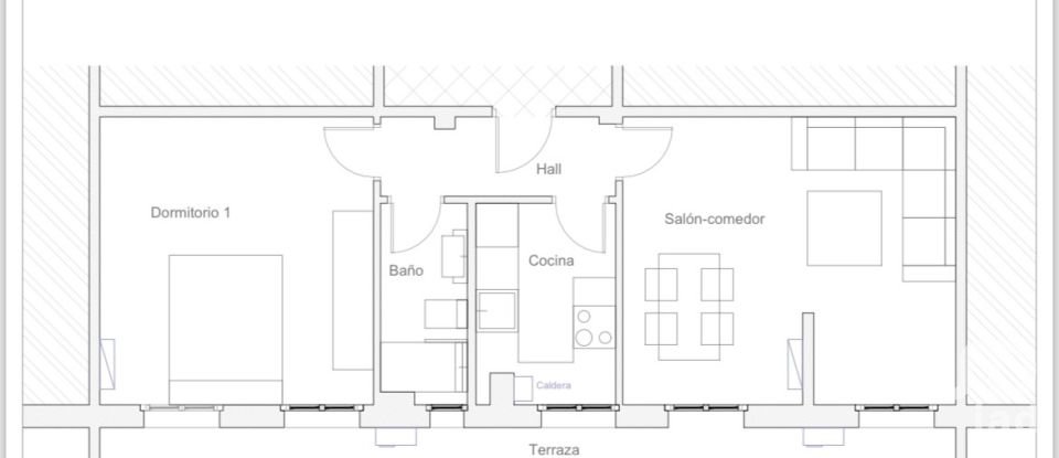 Estudio 1 habitación de 71 m² en Madrid (28038)