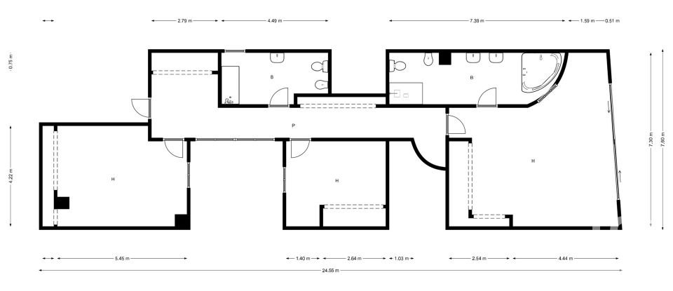 Duplex 4 chambres de 228 m² à Port de Pollença (07470)