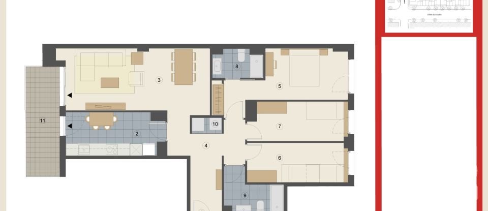 Pis 3 habitacions de 103 m² a Sabadell (08203)