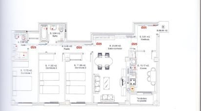 Pis 3 habitacions de 96 m² a Carbajal de La Legua (24196)