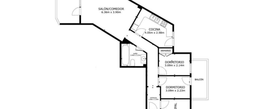 Pis 3 habitacions de 82 m² a Igualada (08700)