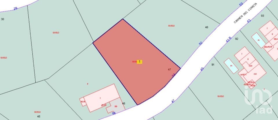 Land of 776 m² in Olivella (08818)