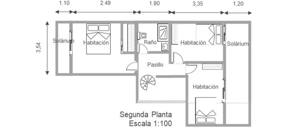 Dúplex 4 habitaciones de 125 m² en Rubí (08191)