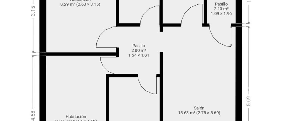 Appartement 3 chambres de 81 m² à Gavà (08850)