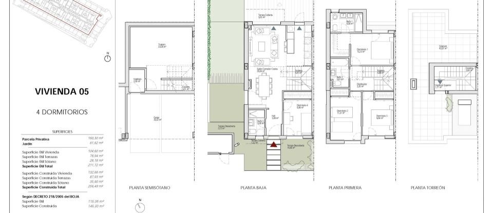 Casa 4 habitaciones de 96 m² en Málaga (29140)