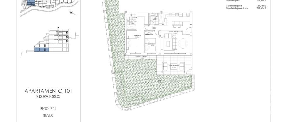 Piso 2 habitaciones de 111 m² en Casares (29690)