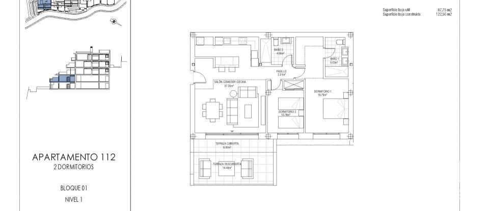 Piso 2 habitaciones de 111 m² en Casares (29690)