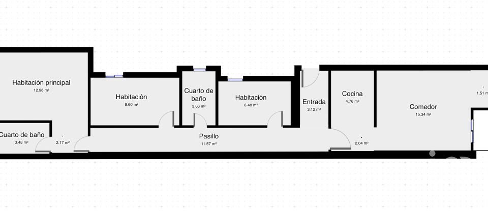 Piso 3 habitaciones de 100 m² en El Verger (03770)