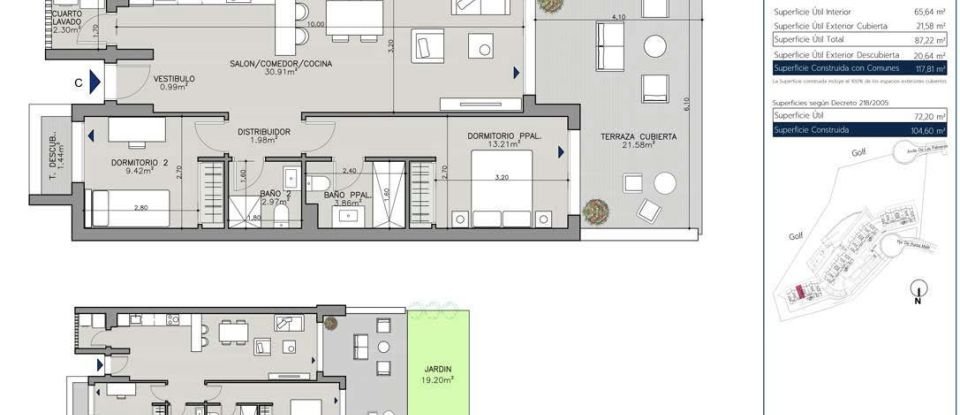 Apartment 2 bedrooms of 95 m² in La Línea de la Concepción (11300)