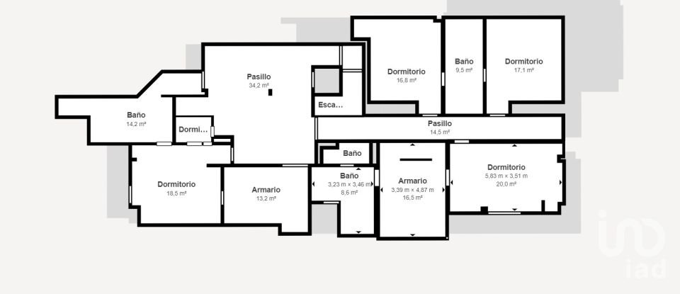 Casa 8 habitaciones de 1.150 m² en Madrid (28043)