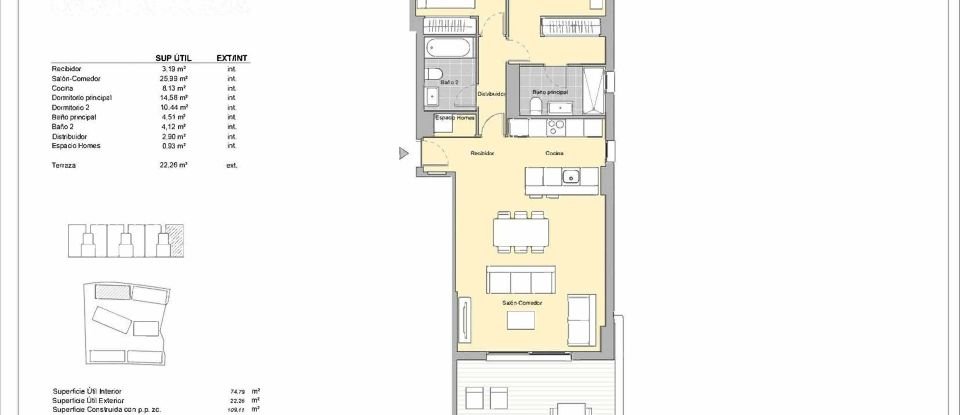 Appartement 2 chambres de 105 m² à Estepona (29680)