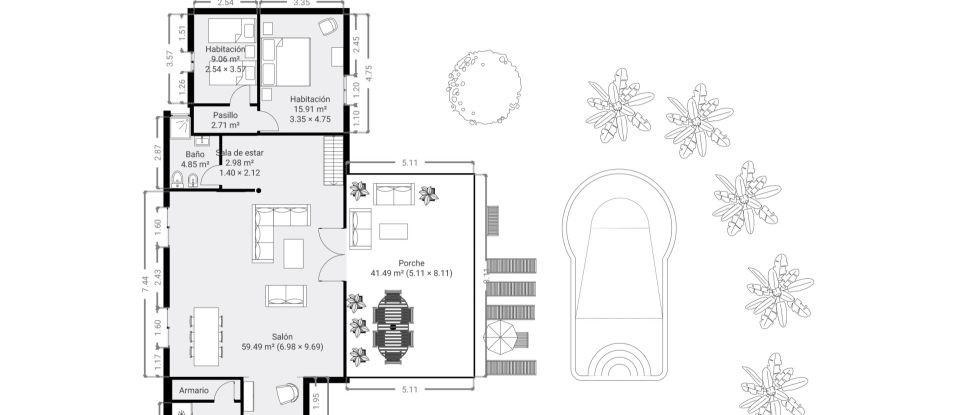 Châlet 5 chambres de 300 m² à Dénia (03700)